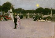 The Luxembourg Gardens at Twilight (mk18) John Singer Sargent